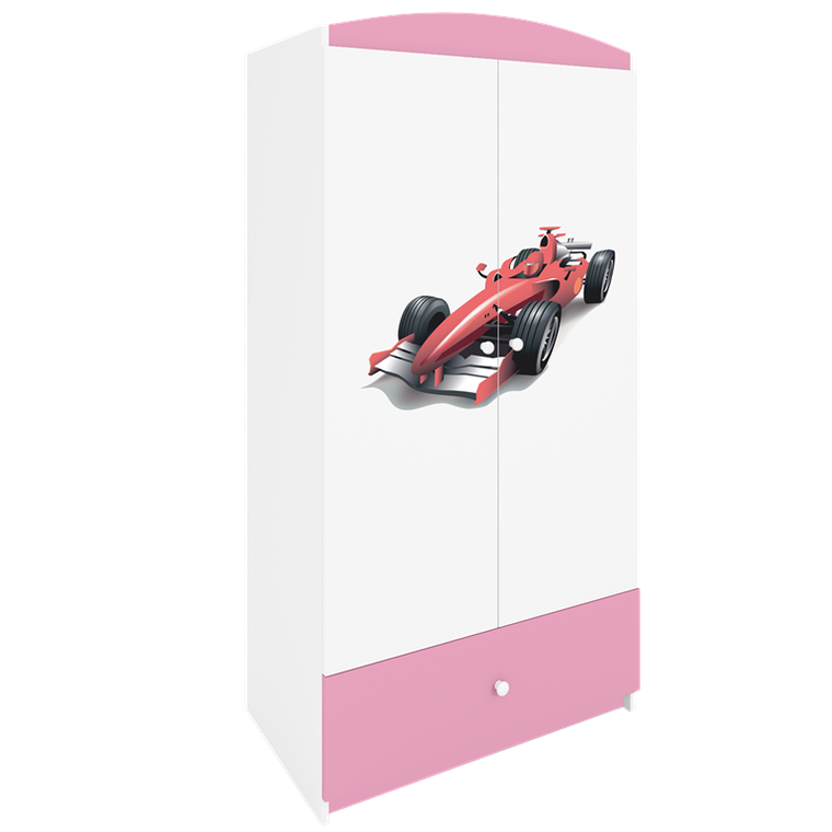 Kocot Kids, Babydreams, szafa, różowa, formuła, 181.2-52-90 cm