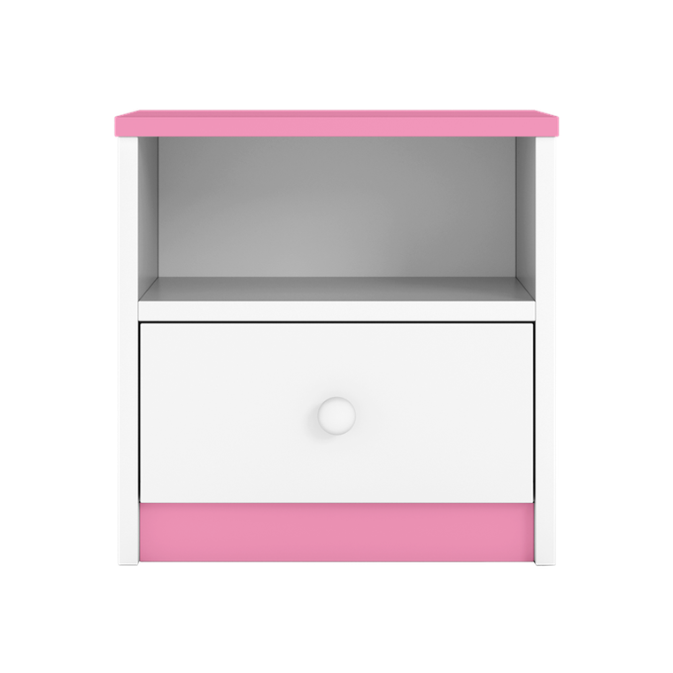 Kocot Kids, Babydreams, szafka nocna, różowa, 181.2-52-90 cm