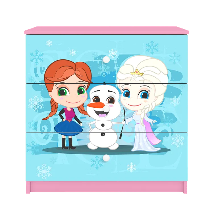 Kocot Kids, Kraina Lodu, Babydreams, komoda, różowa