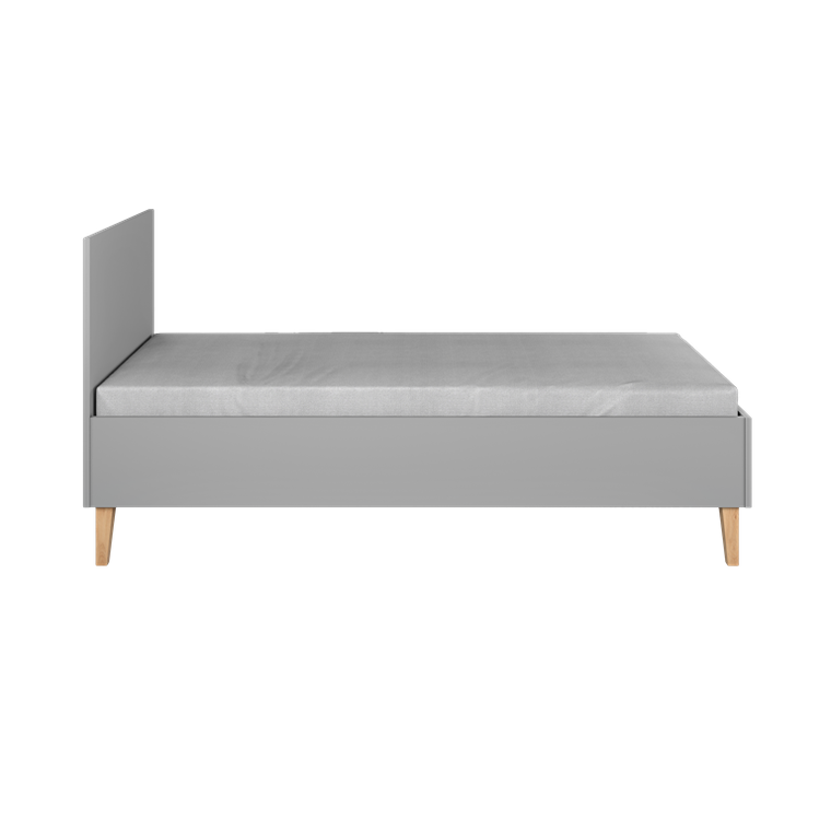 Kocot Kids, Kubi, łóżko, szare, 80-180 cm