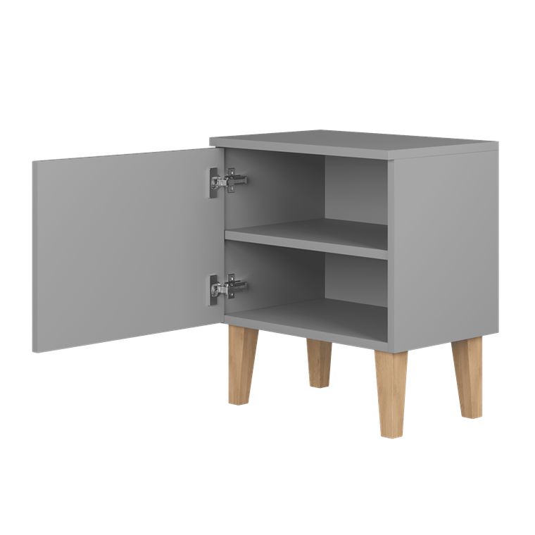 Kocot Kids, Kubi, szafka nocna, szara