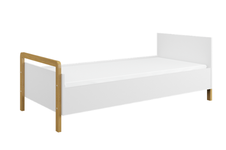 Kocot Kids, Victor, łóżko, białe, 80-180 cm