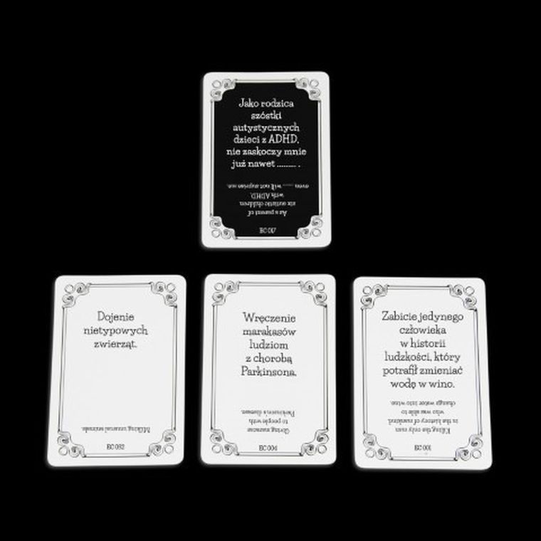 Kojar, Karty Dżentelmenów, Epizod Czwarty, gra towarzyska