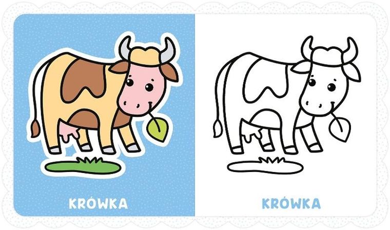 Kolorowanka Maluszka. Obrazki z grubym obrysem. Czerwone ciasteczko