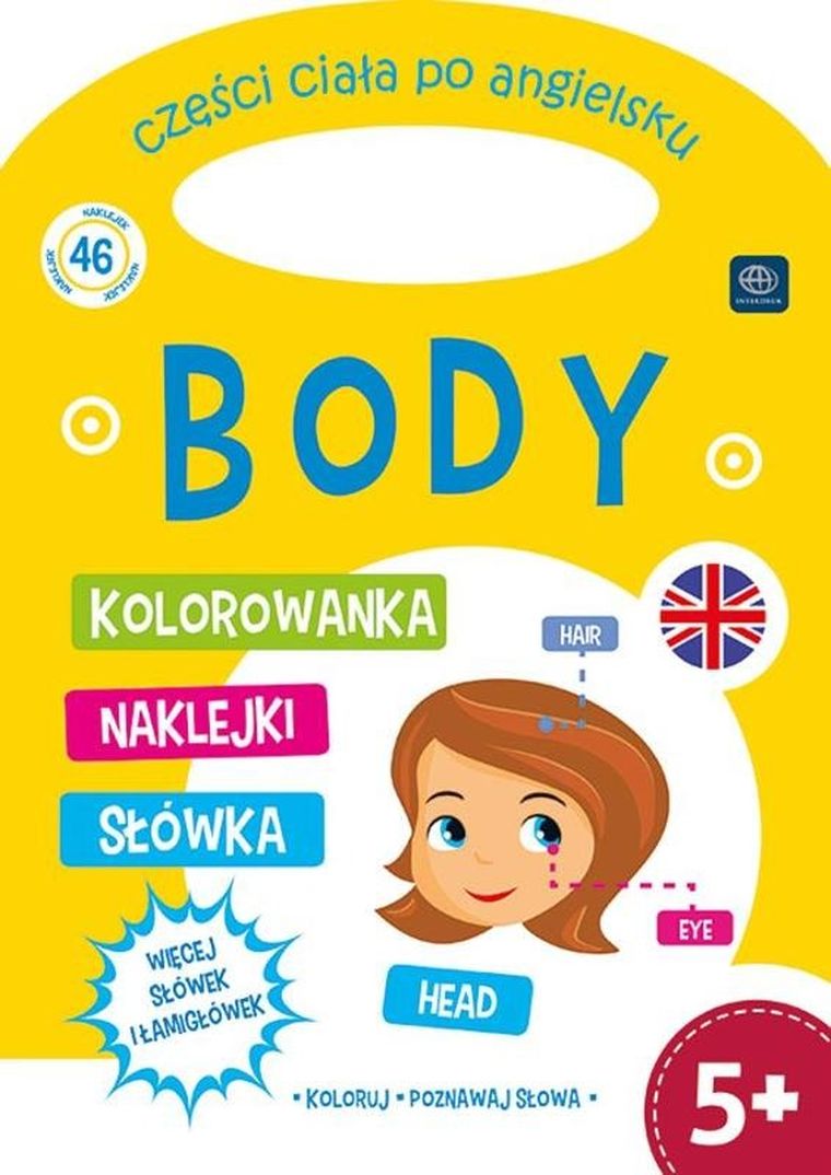 Kolorowanka z naklejkami. Angielski II