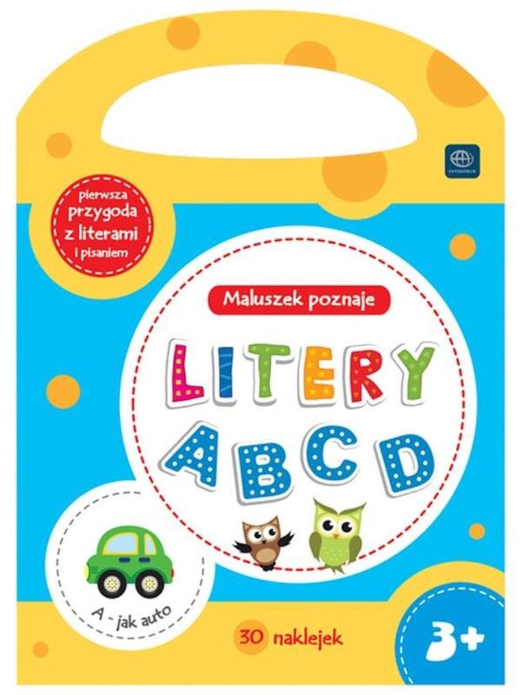 Kolorowanka z naklejkami. Maluszek poznaje