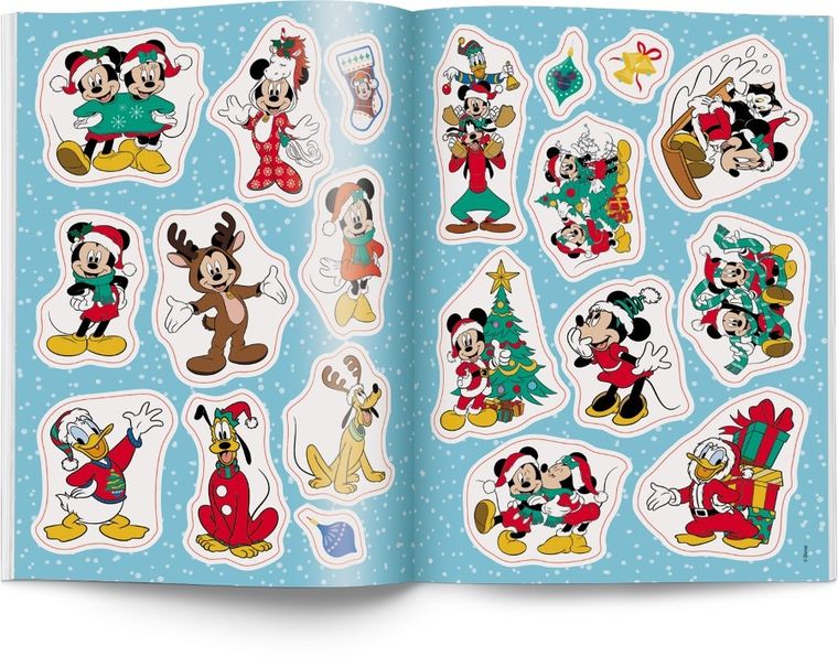 Kolorowanka z naklejkami. Miki