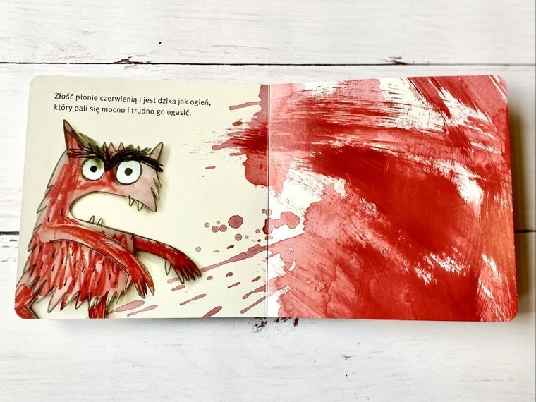 Kolorowy potwór. Książka kartonowa