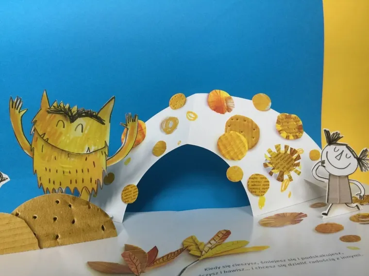 Kolorowy potwór. Pop-up