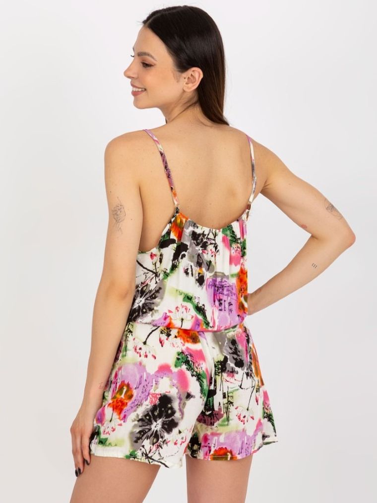 Kombinezon damski, biały, Factory Price