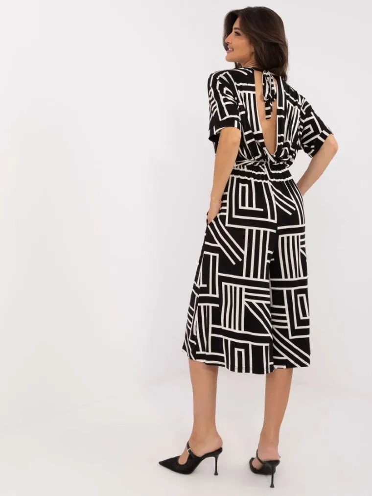 Kombinezon damski, czarny, Lakerta