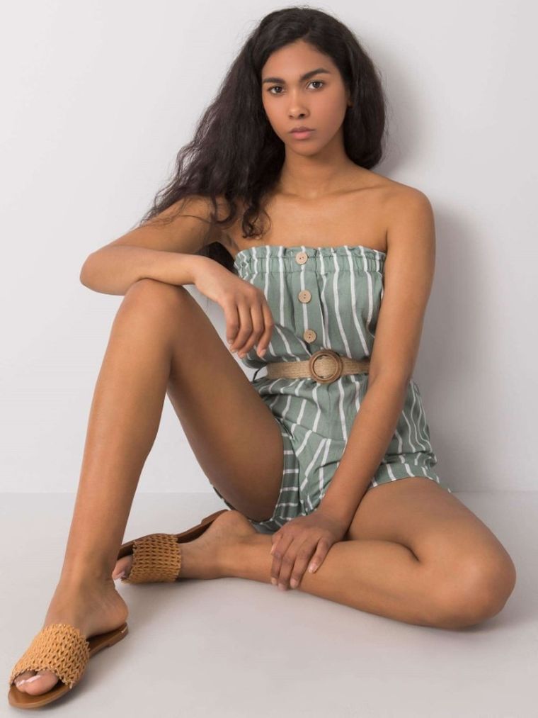 Kombinezon damski, zielony, Rue Paris