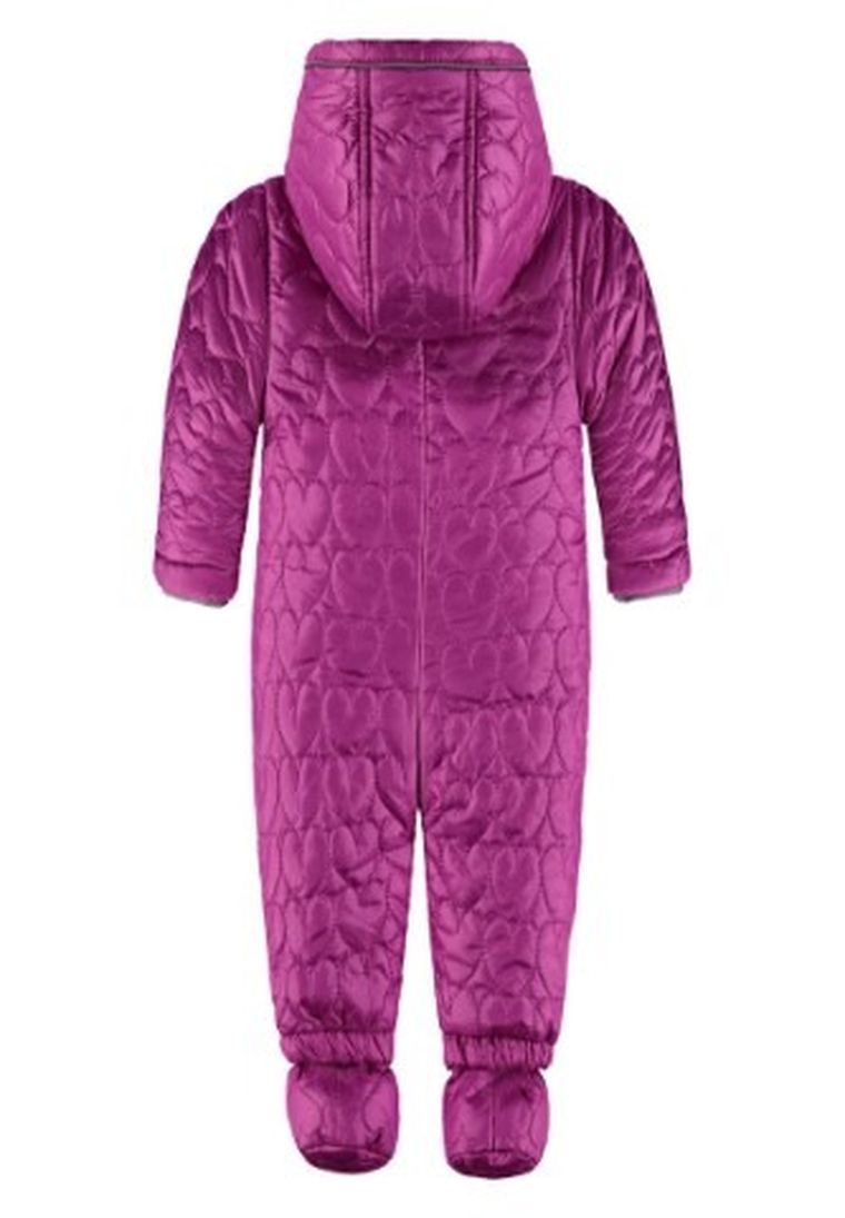 Kombinezon dziewczęcy z kapturem, fioletowy, Kanz