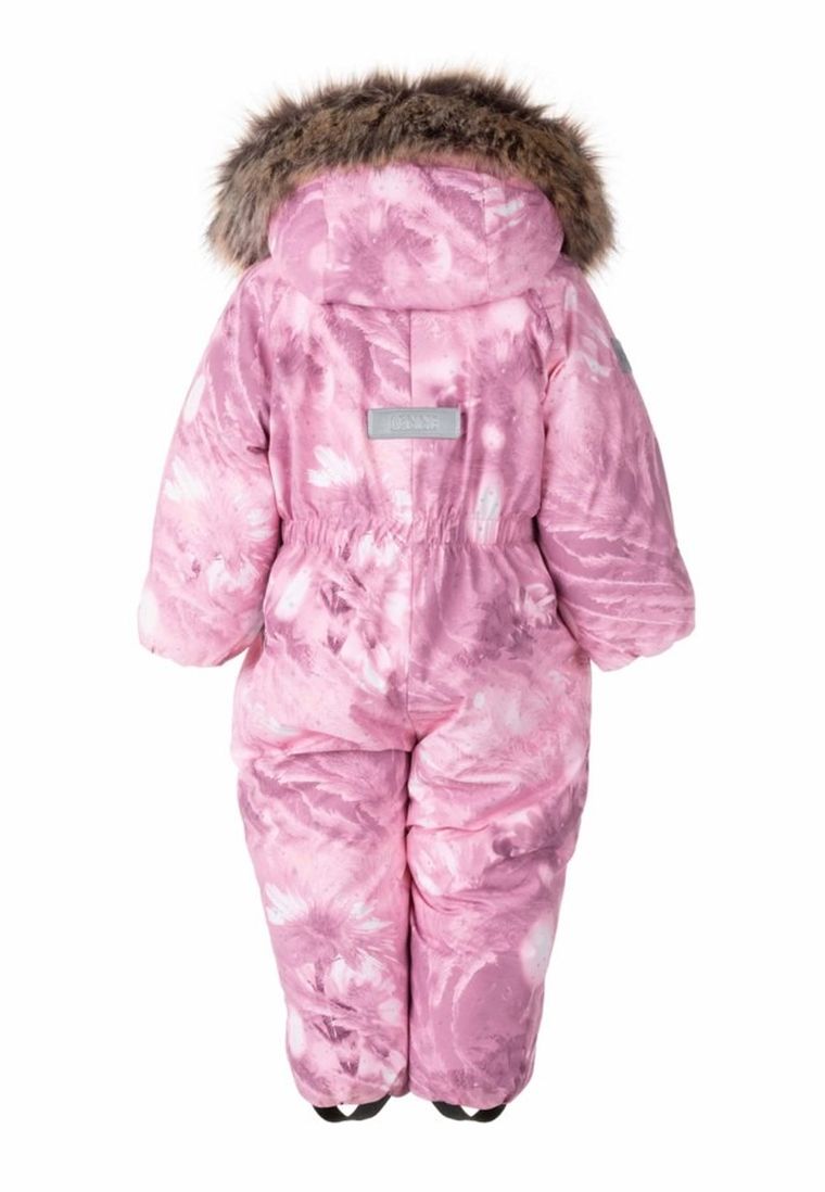 Kombinezon dziewczęcy z kapturem, różowy, Lenne