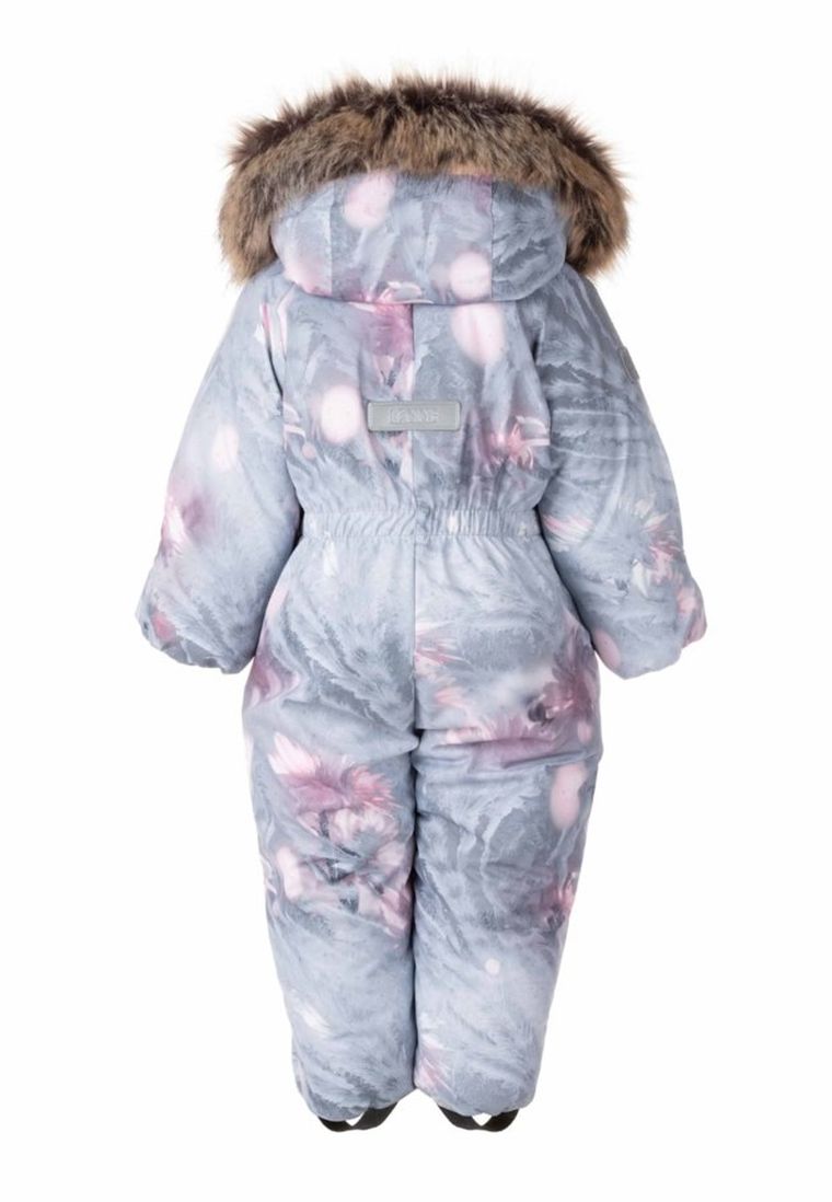 Kombinezon dziewczęcy z kapturem, szary, Lenne