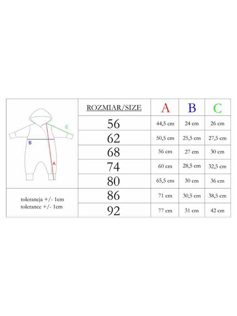 Kombinezon przejściowy chłopięcy z kapturem, mix, Nicol