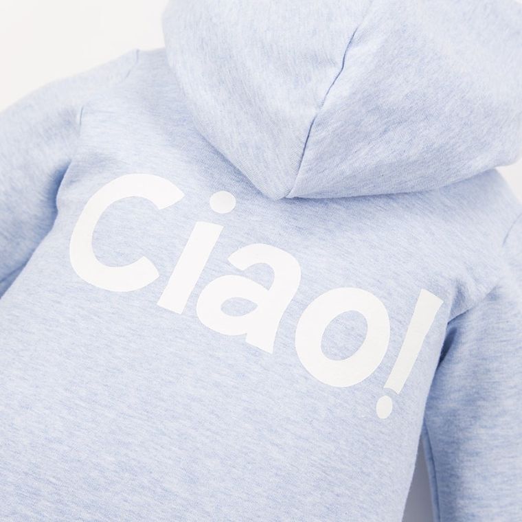 Kombinezon przejściowy dziecięcy z kapturem, niebieski, Eevi