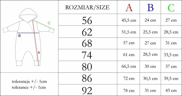 Kombinezon przejściowy dziewczęcy z kapturem, ecru, Nicol