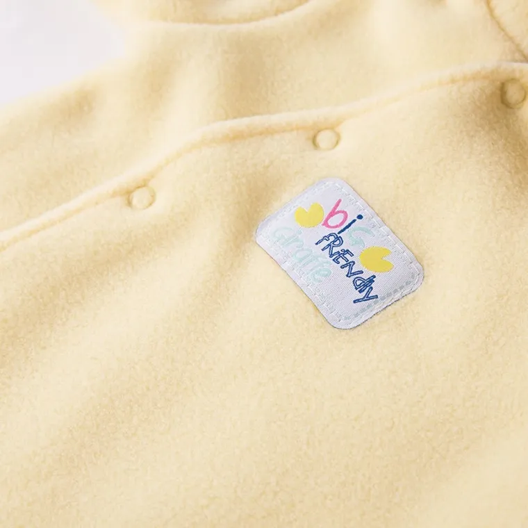 Kombinezon przejściowy niemowlęcy z kapturem, żółty, Eevi