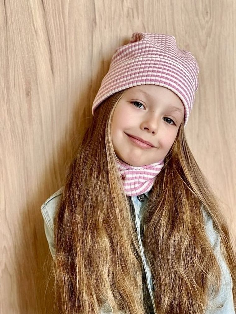 Komin dziewczęcy, różowy, Iltom