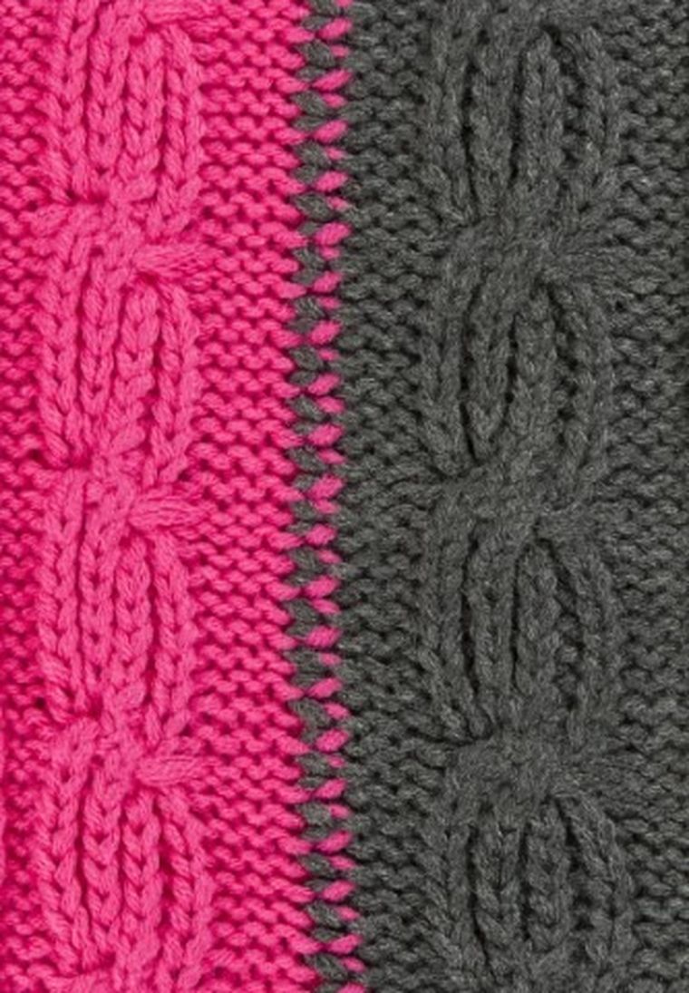 Komin dziewczęcy, szaro-różowy, Döll