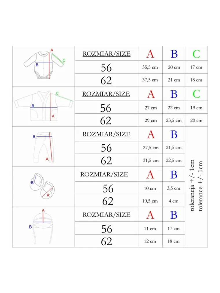 Komplet chłopięcy 5-częściowy, biały, Nicol