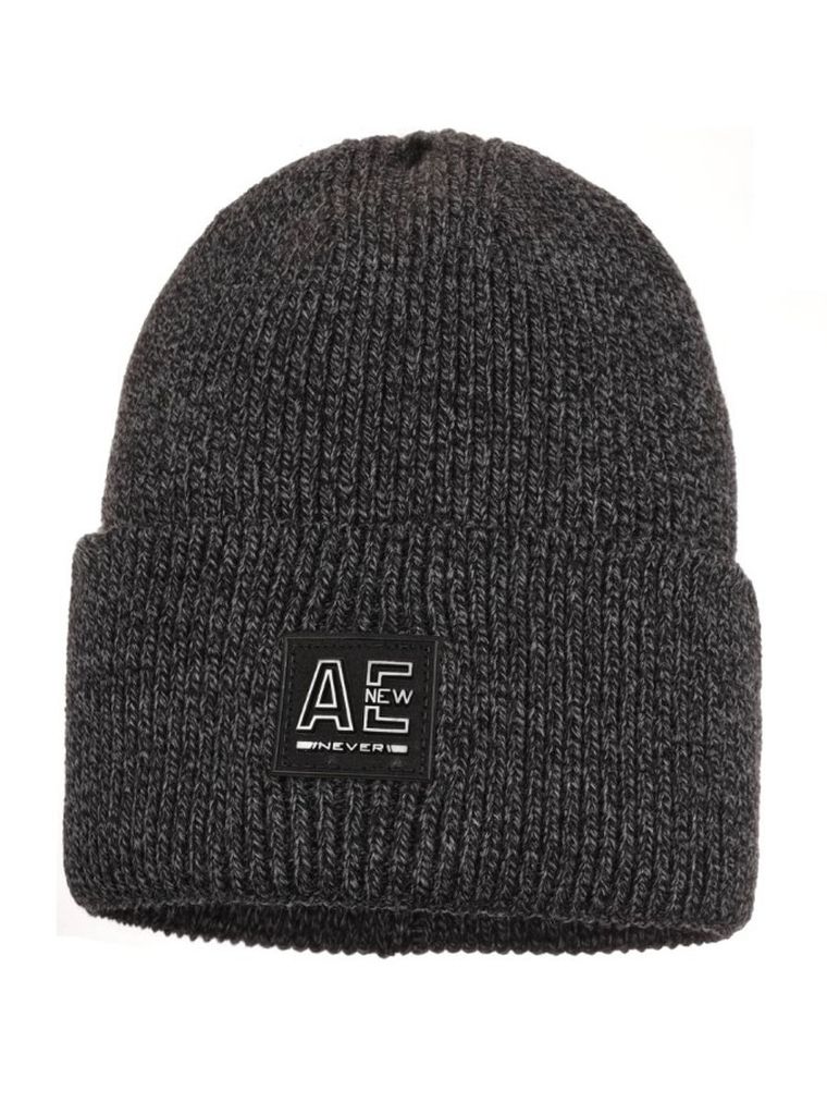 Komplet chłopięcy, Czapka, Komin, grafitowy, Ambra