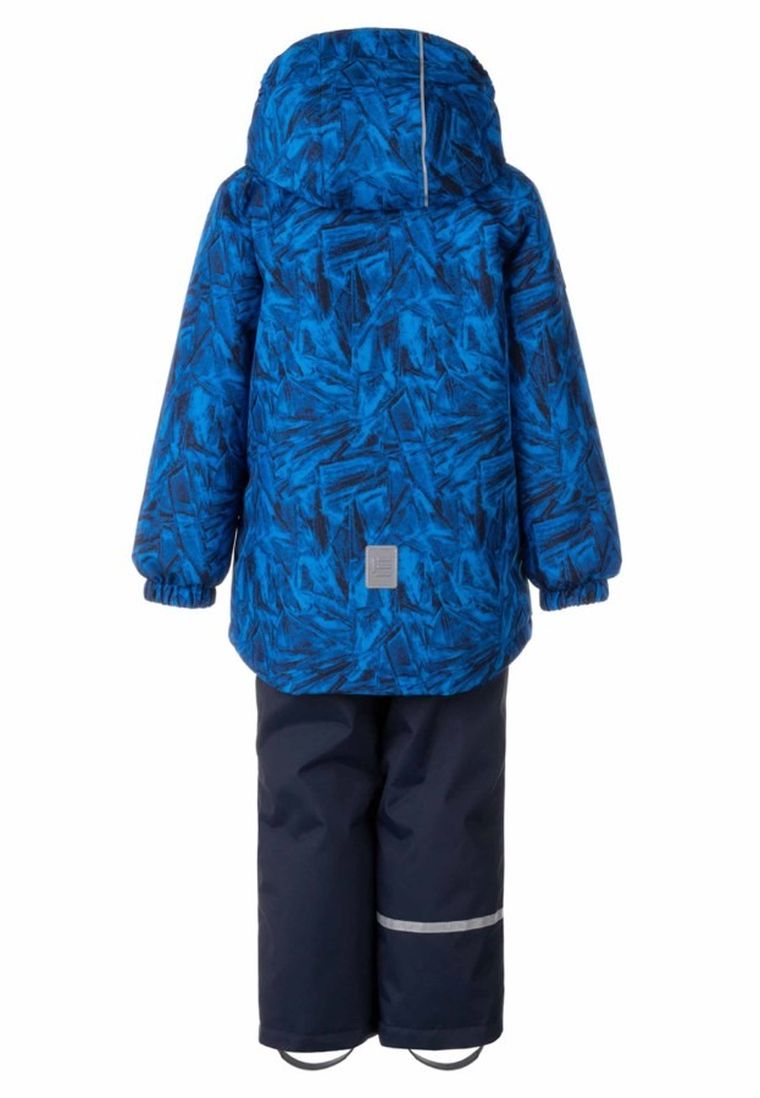 Komplet chłopięcy, Kurtka narciarska z kapturem, Spodnie narciarskie, niebieski, Lenne