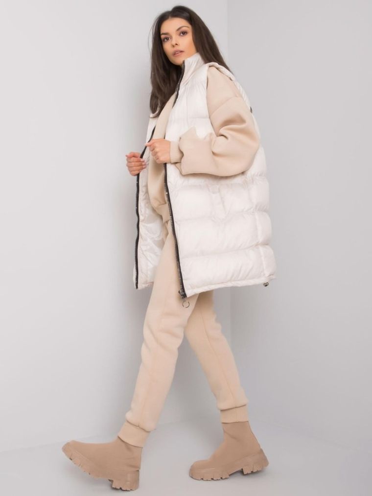 Komplet damski, beżowy, Ex Moda