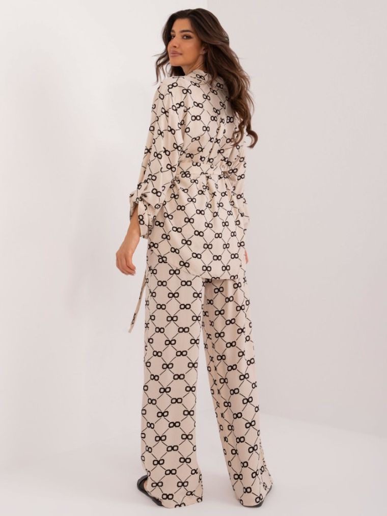 Komplet damski, beżowy, Lakerta