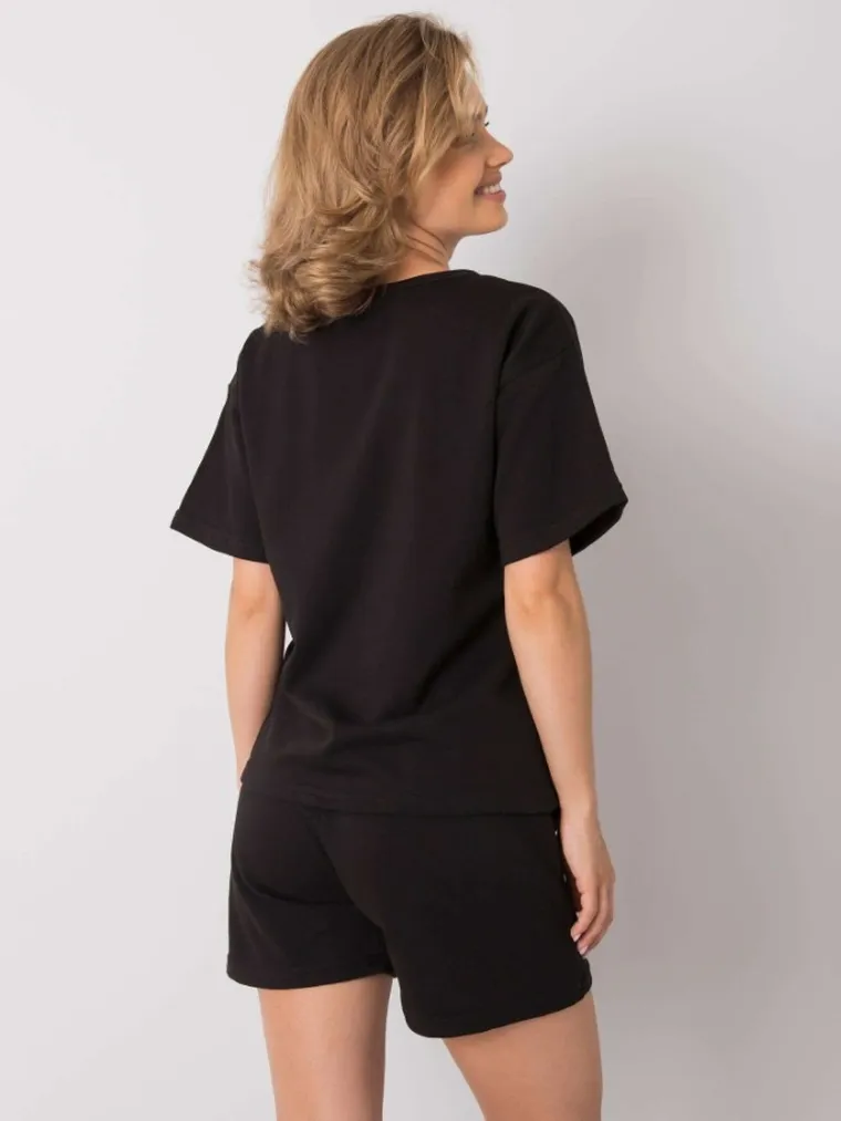 Komplet damski, czarny, Ex Moda