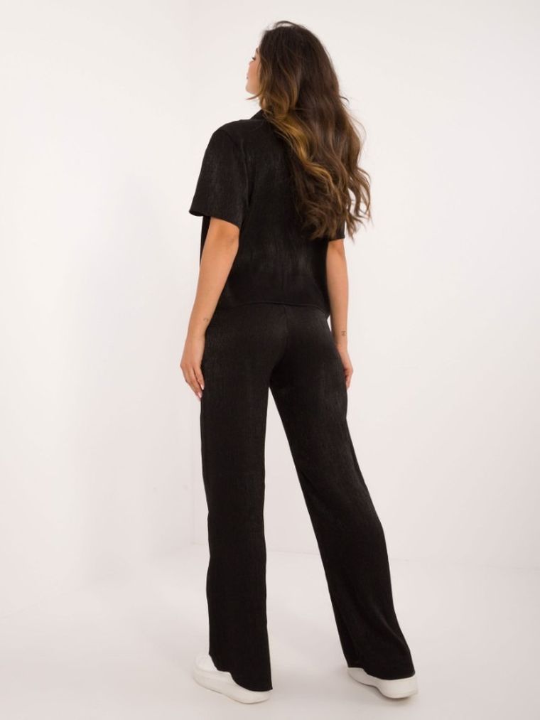 Komplet damski, czarny, Lakerta