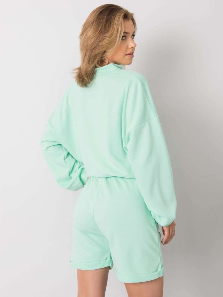 Komplet damski, miętowy, Ex Moda