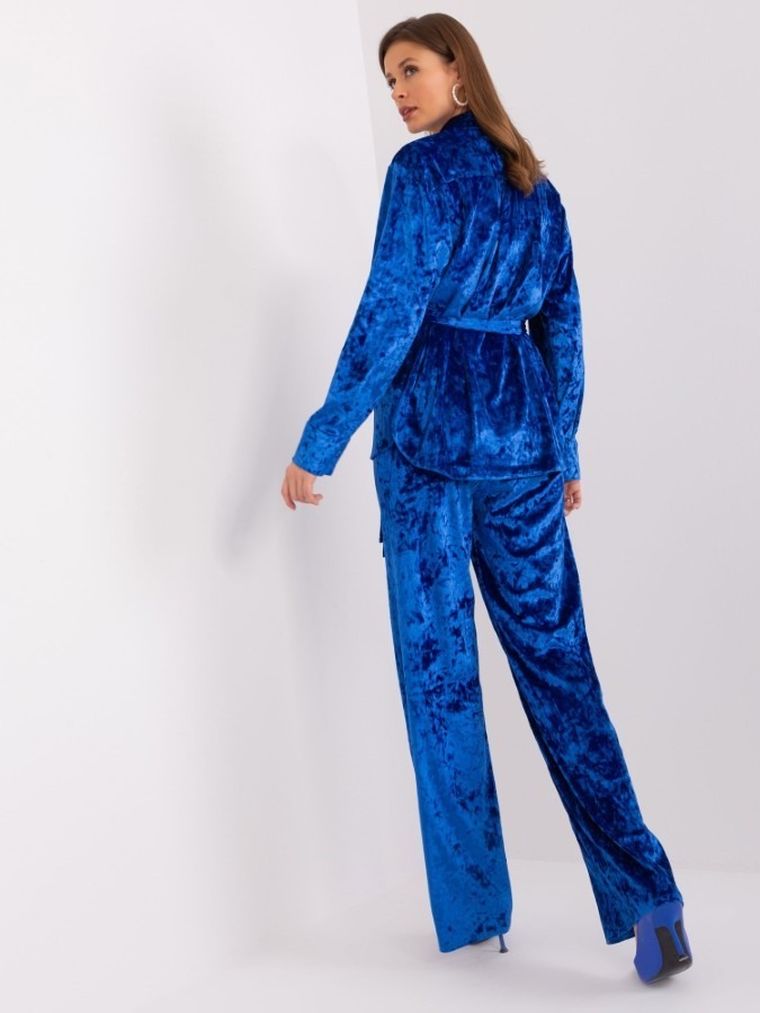 Komplet damski, niebieski, Lakerta