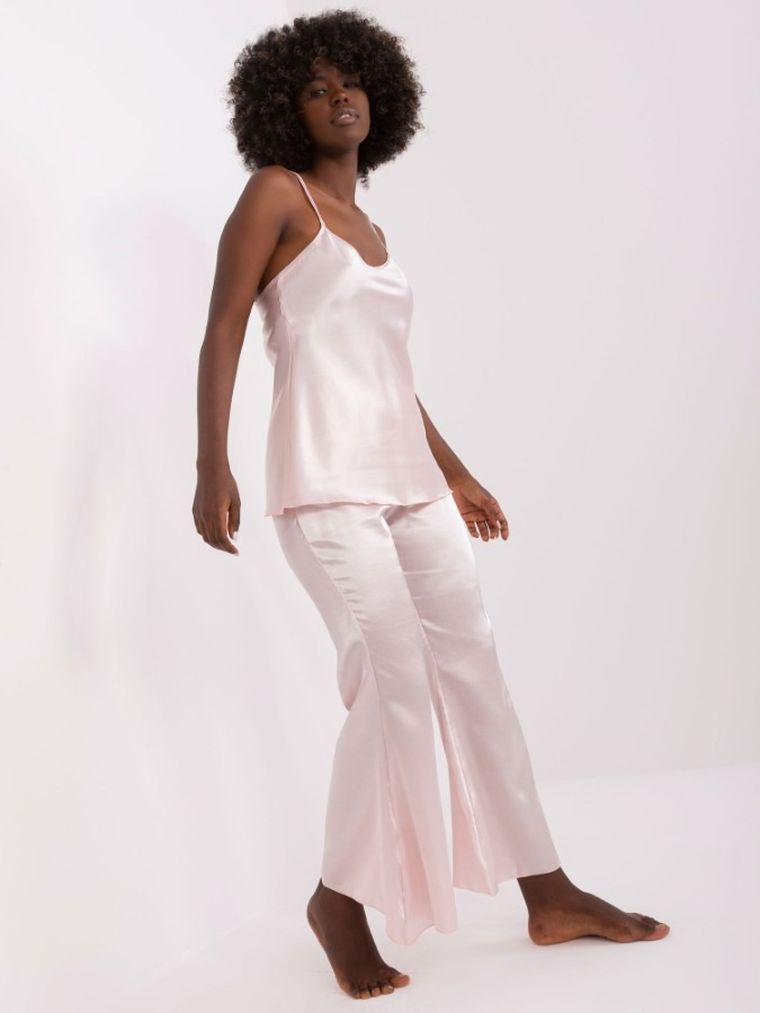 Komplet damski, Piżama, Szlafrok, różowy, Xsapienza