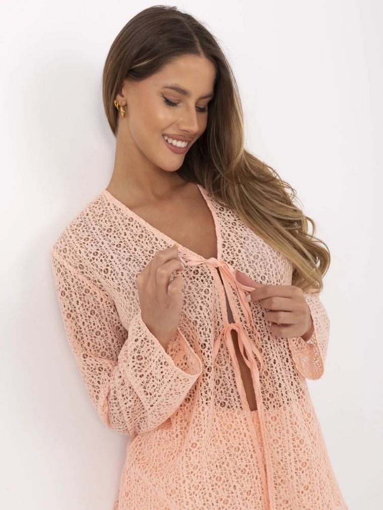 Komplet damski, różowy, Lakerta