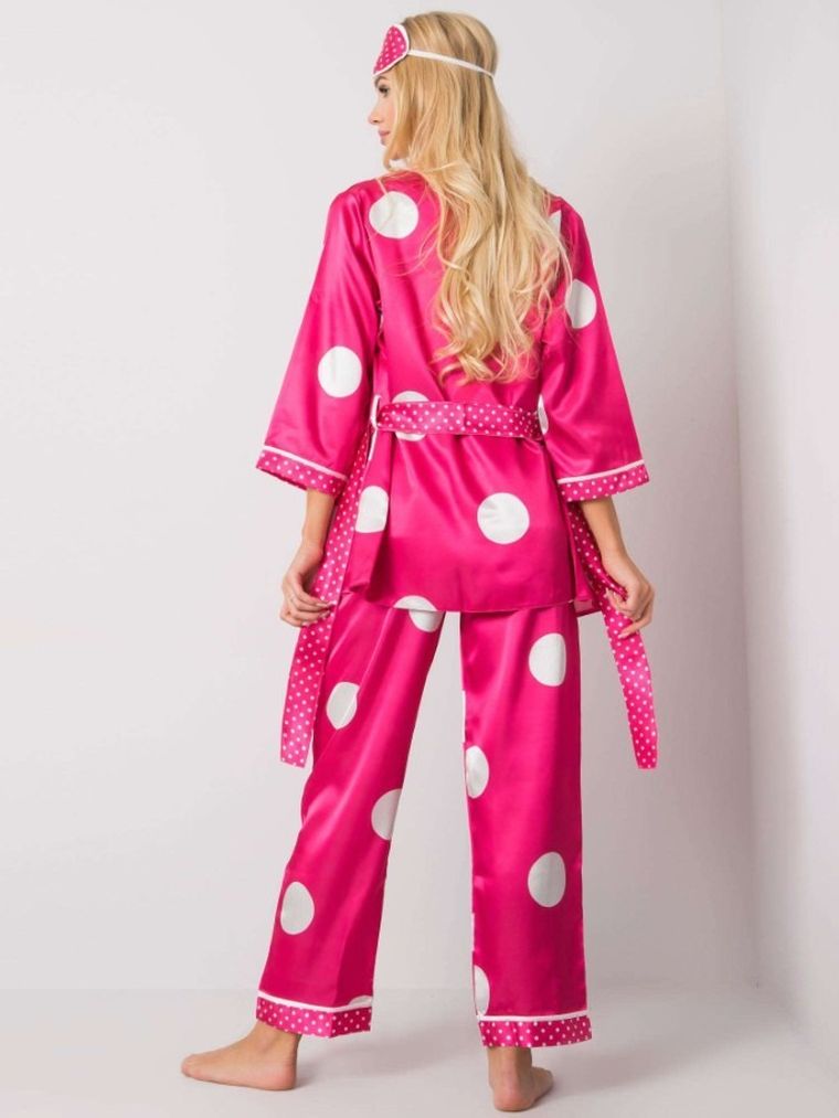 Komplet damski, różowy, Xsapienza