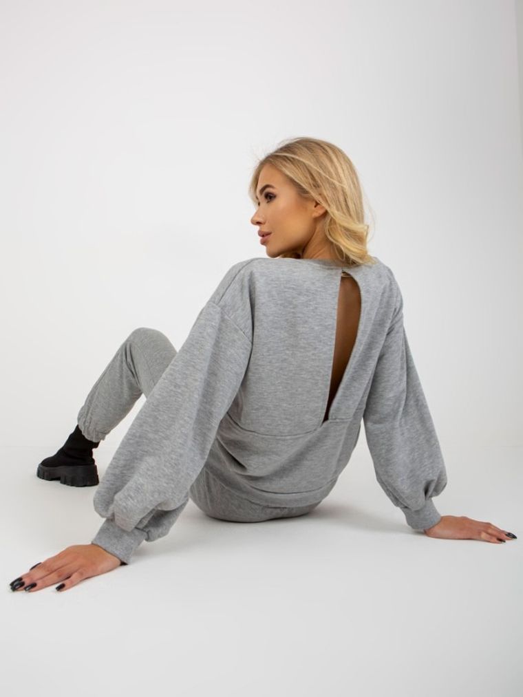 Komplet damski, szary, Ex Moda