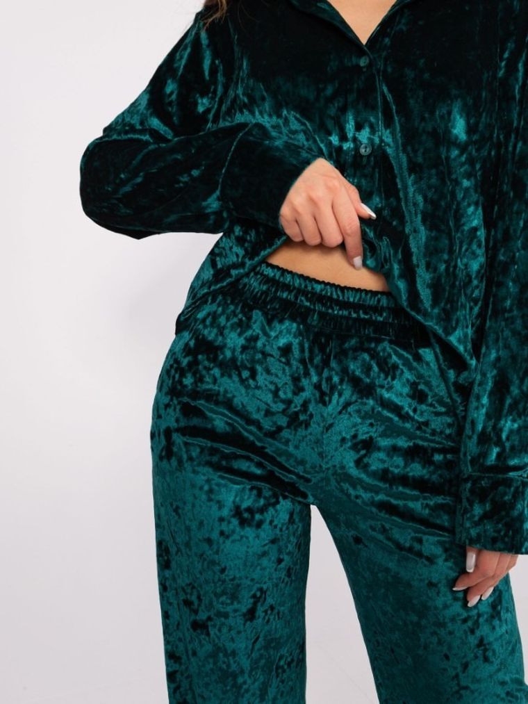 Komplet damski, zielony, Lakerta