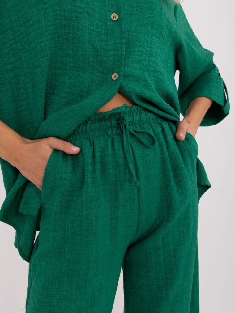 Komplet damski, zielony, Lakerta