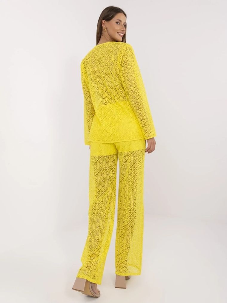 Komplet damski, żółty, Lakerta