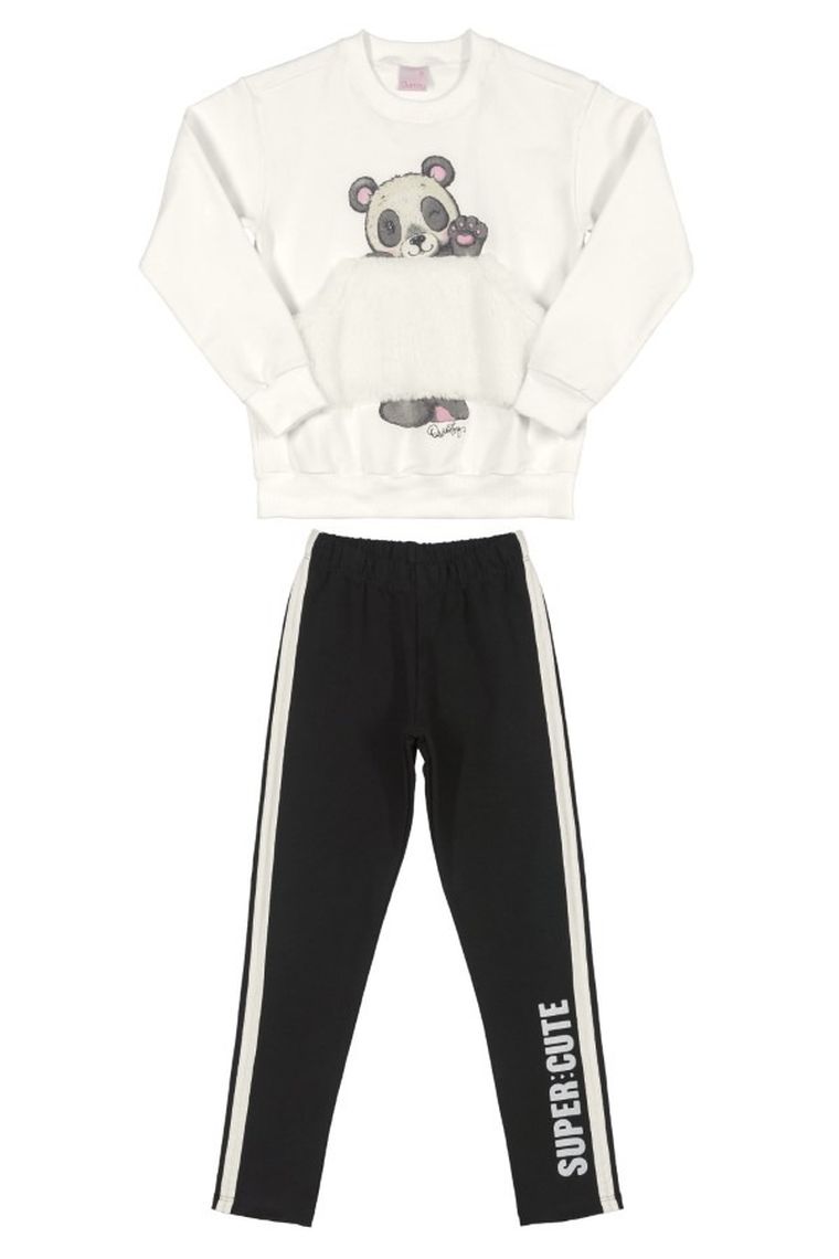 Komplet dziewczęcy, Bluza, Legginsy, mix, Quimby