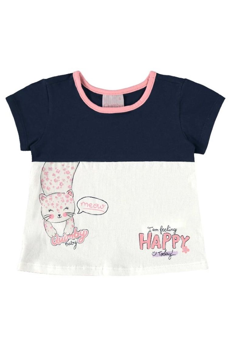 Komplet dziewczęcy, Bluzka z krókim rękawem, Spódnica, mix, Quimby