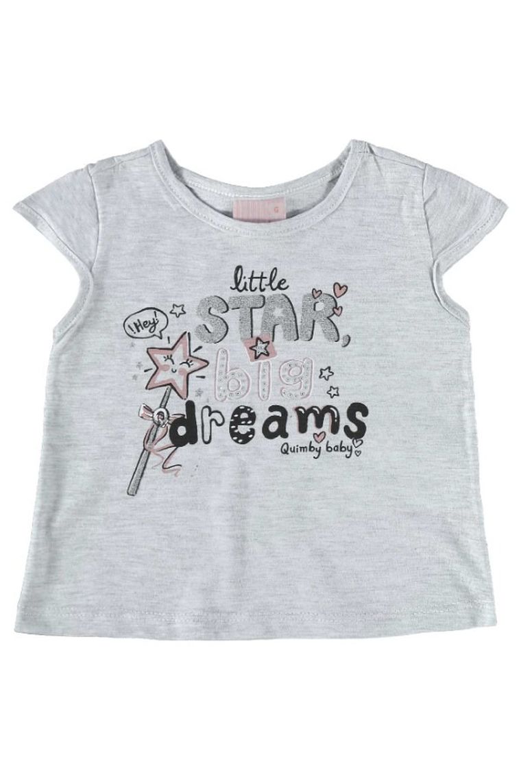 Komplet dziewczęcy, Bluzka z krótkim rękawem, Szorty, mix, Quimby