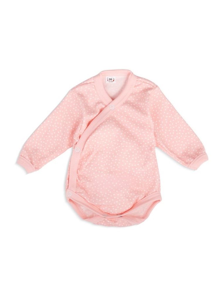 Komplet dziewczęcy, Body z długim rękawem, Półśpiochy, różowy, Tup Tup