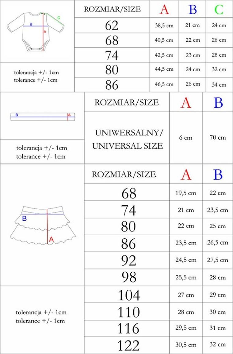 Komplet dziewczęcy, Body z długim rękawem, Spódnica, Opaska, mix, Nicol