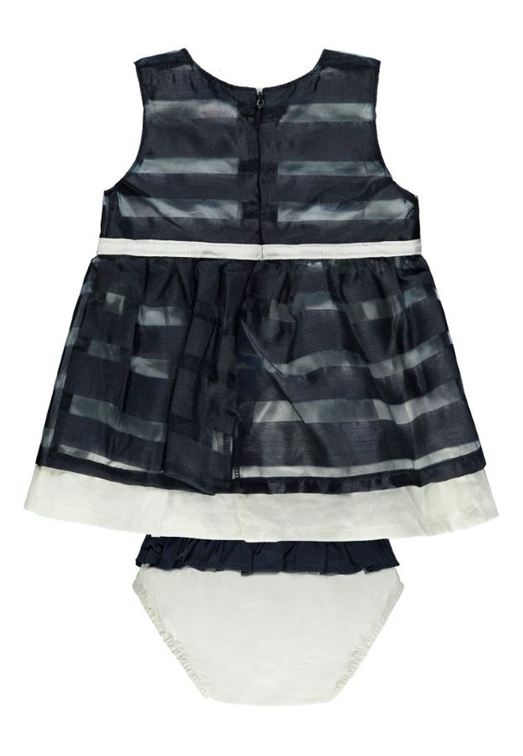 Komplet dziewczęcy, Sukienka bez rękawów, Majtki, granatowe, Kanz