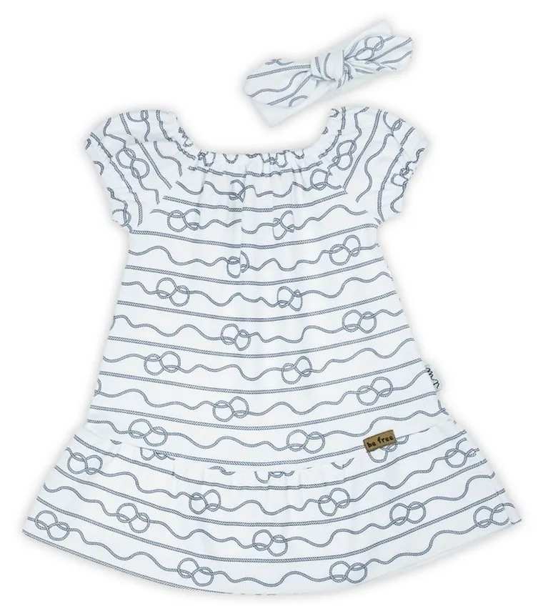 Komplet dziewczęcy, Sukienka, Opaska, mix, Nicol