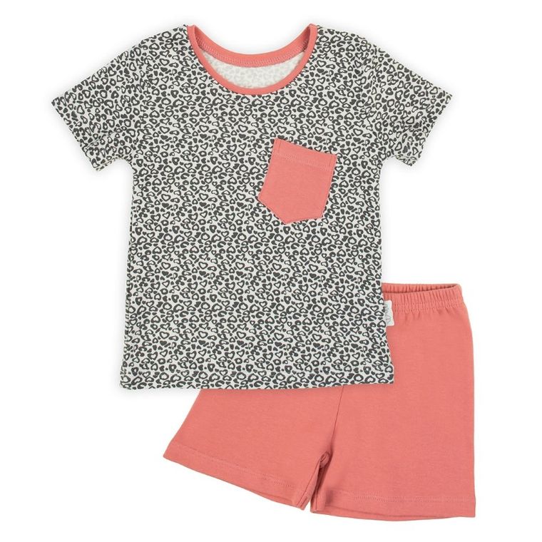 Komplet dziewczęcy, T-shirt, Szorty, mix, Nicol