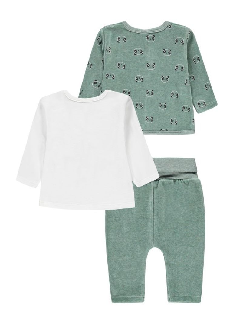 Komplet niemowlęcy, Bluza, Bluzka z długim rękawem, Spodnie dresowe, mix, Kanz